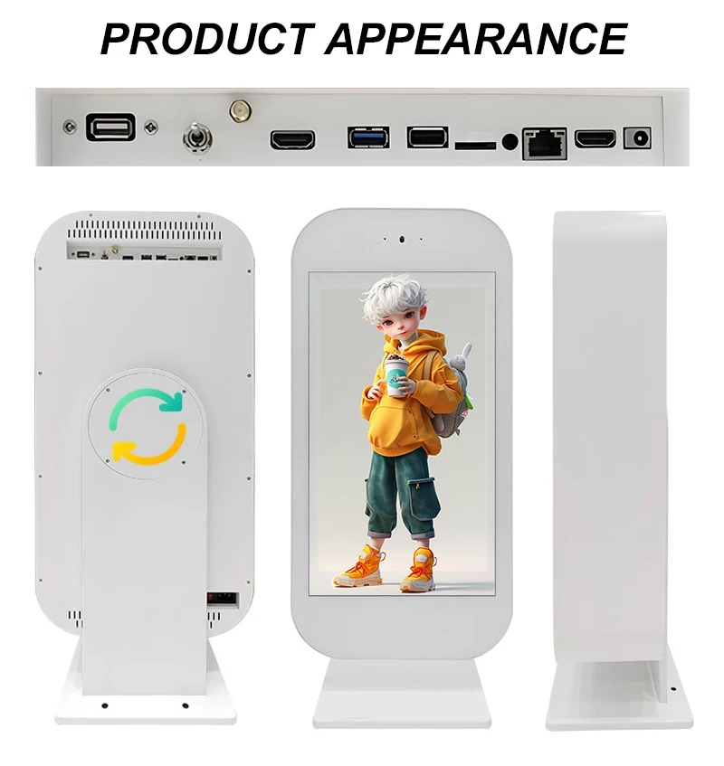 new technology 3D transparent lcd display jewelry advertising kiosk popular digital signage box