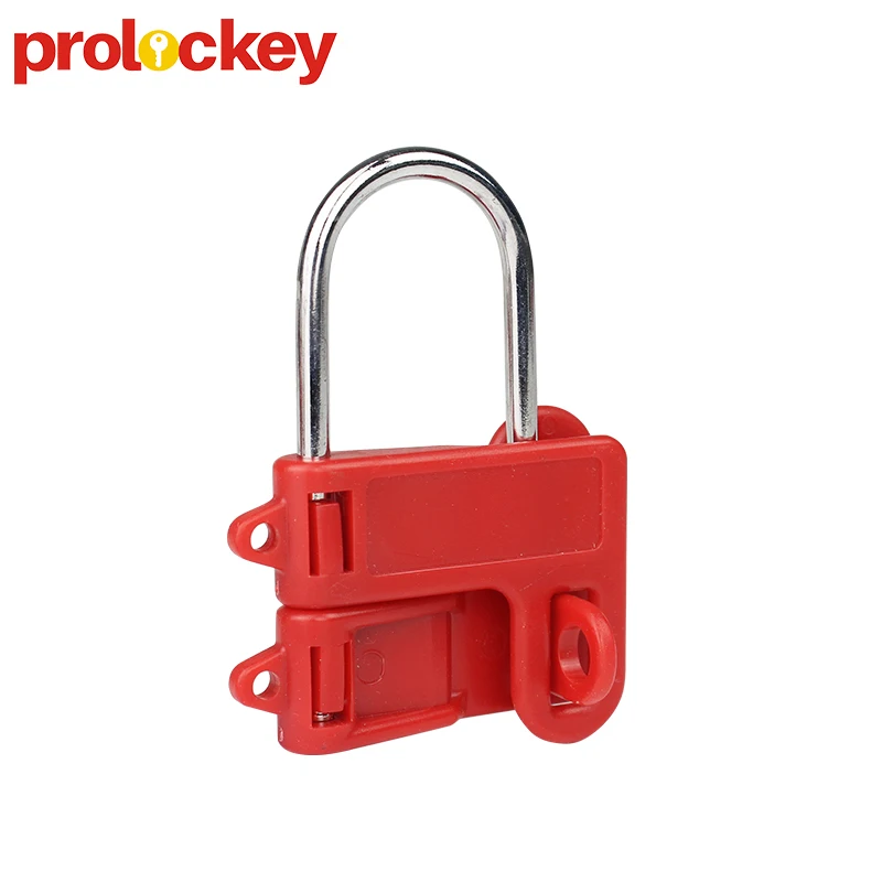 High Quality Red Non-Conductiv Insulated Butterfly Lockout Hasp
