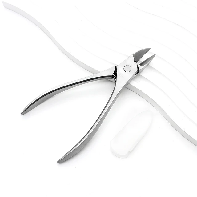 Ultra Sharp Professional Stainless Steel Manicure Nail Cutticle Spring Pedicure Podiatry Nippers For Nails