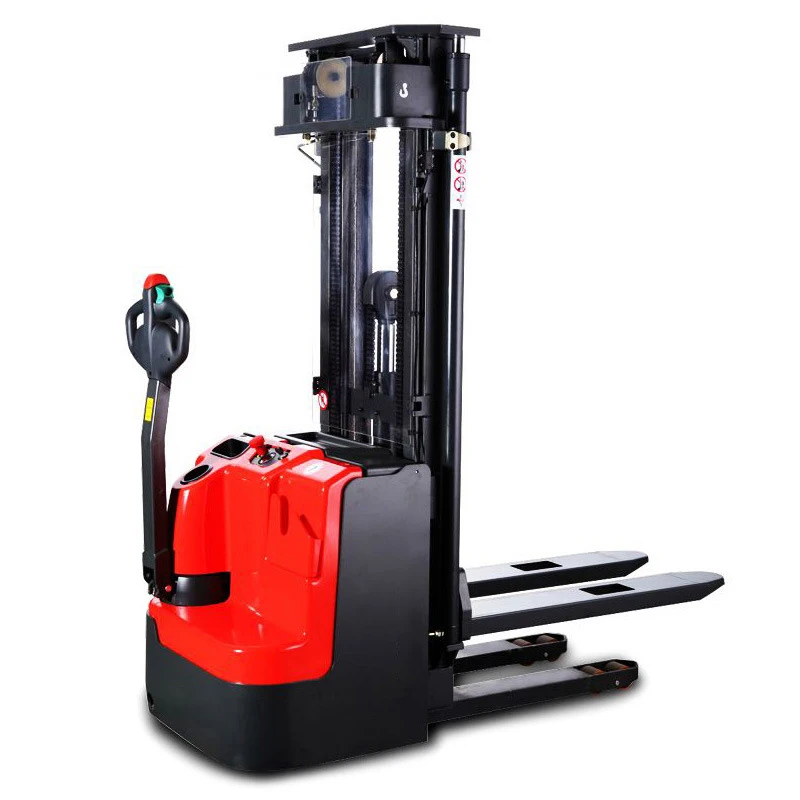 NOBLELIFT brand 1.2 1.6ton 2 ton 3000mm ailador electrico portatil pallet lifter full electric battery stacker