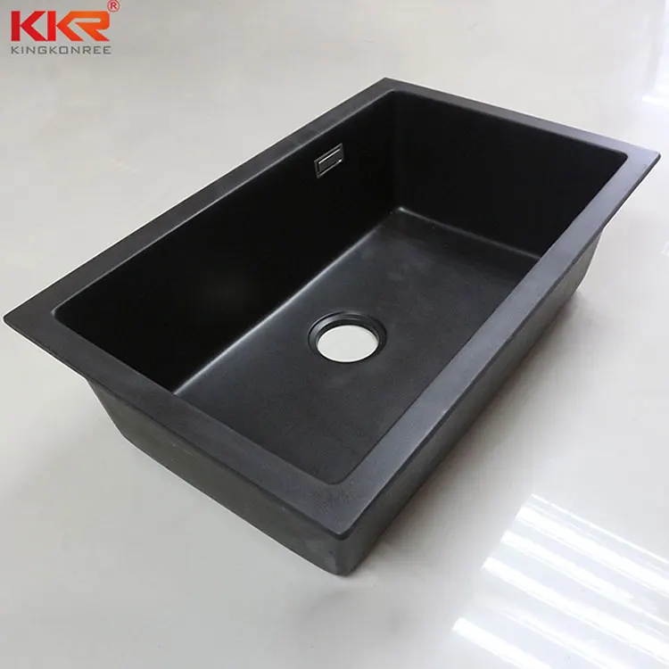 American style simple design kitchen sink solid surface sink kichen