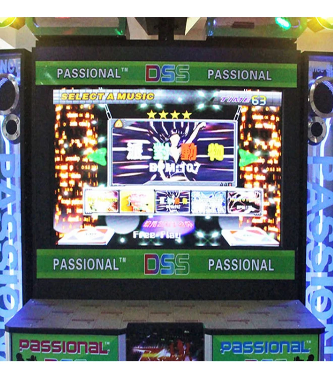 2 Players Play Arcade Super dance  stationarcade game Machine Music Rhythm Dance Revolution Arcade Machine For Sale