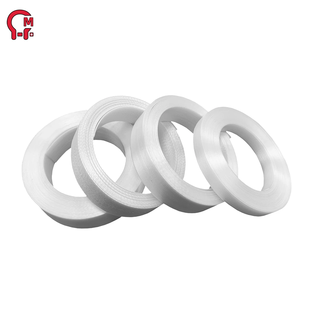 HLM Super supplier 13mm Flexible Fiber Packing Woven Polyester Strapping