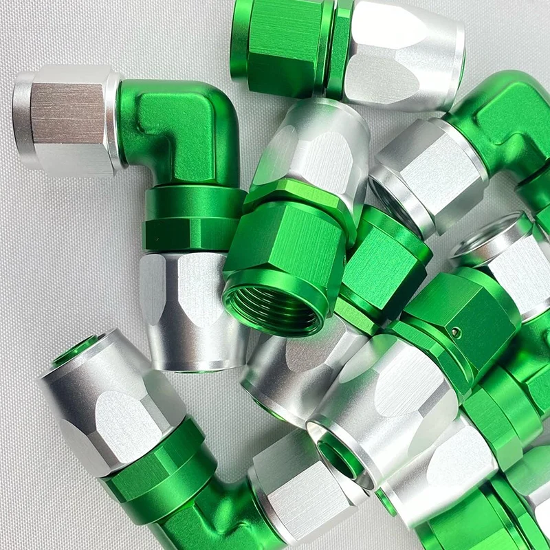 BJR Racing Parts Aluminum 90 Degree Fuel Oil AN6 Elbow Forged Fitting