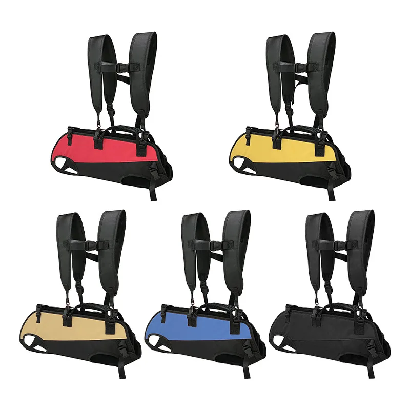 OEM Adjustable Polyester Dog Harness Full Body Support Walk Dog Sling Carrier with Spine Protection for Aged Pets
