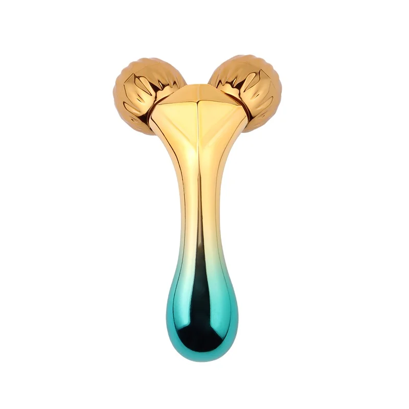 Best selling Manufacturer Metal Material 3D Firming Massage Roller Face Slim Tool Face Lifting V