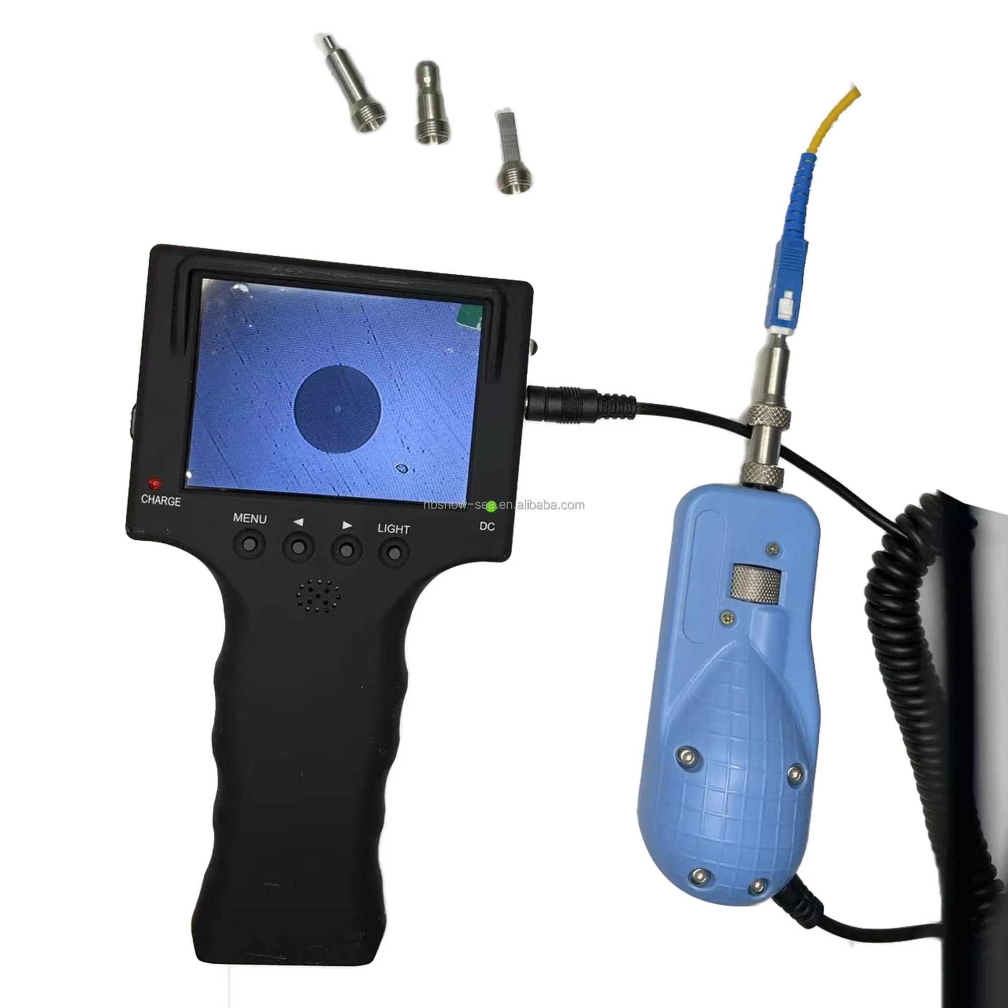 Fiber Optic Connector and Adapter Endface Inspection Probe Microscope