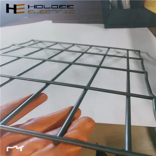 light powder coated galvanized steel basket type wire mesh cable tray 500mm with crimped top wirewith cover weight