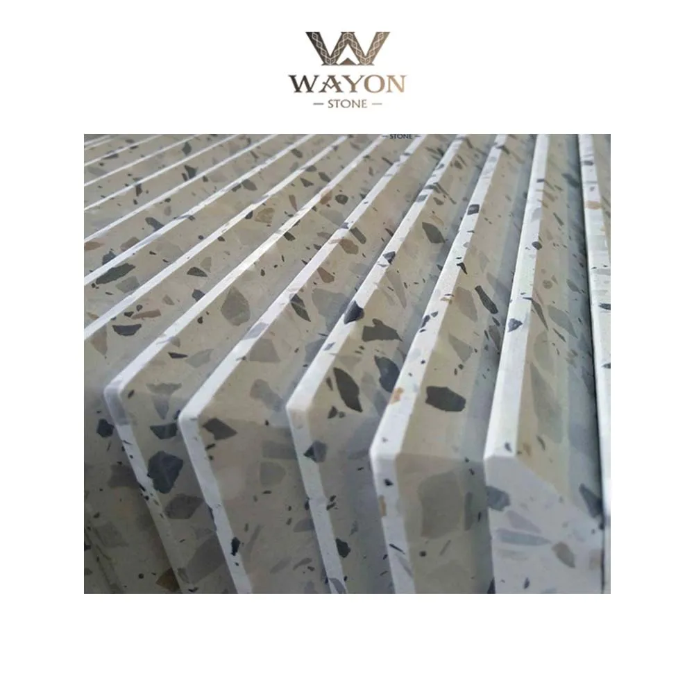 Customized Countertop Terrazzo Sink Toilet Sink Bathroom Furniture Worktop Sintered Stone Slabs Luxury Style Factory Direct