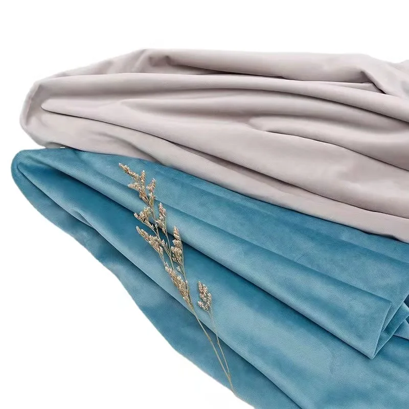 direct deal 100% polyester soft home textile holland velvet fabric for sofa fabric