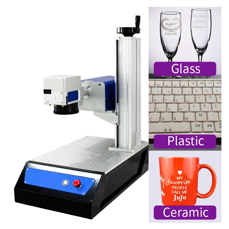 ZIXU Desktop UV Laser Marking Machine Compact Air Cooling 3W 5W Glass Bottle Ceramic Cup Metal Tumbler Engraver Plastic Printing