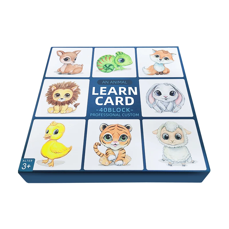 FREE SAMPLE  Custom Educational Paper Promotional Card Board Game Custom Printing Funny Learning Memory Card Game For Children