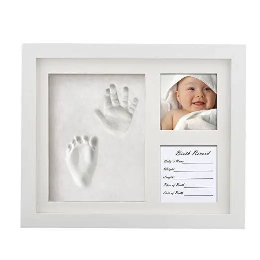 2022 baby handprint footprint my first year handprint baby clay handprint kit baby hand and footprint kit