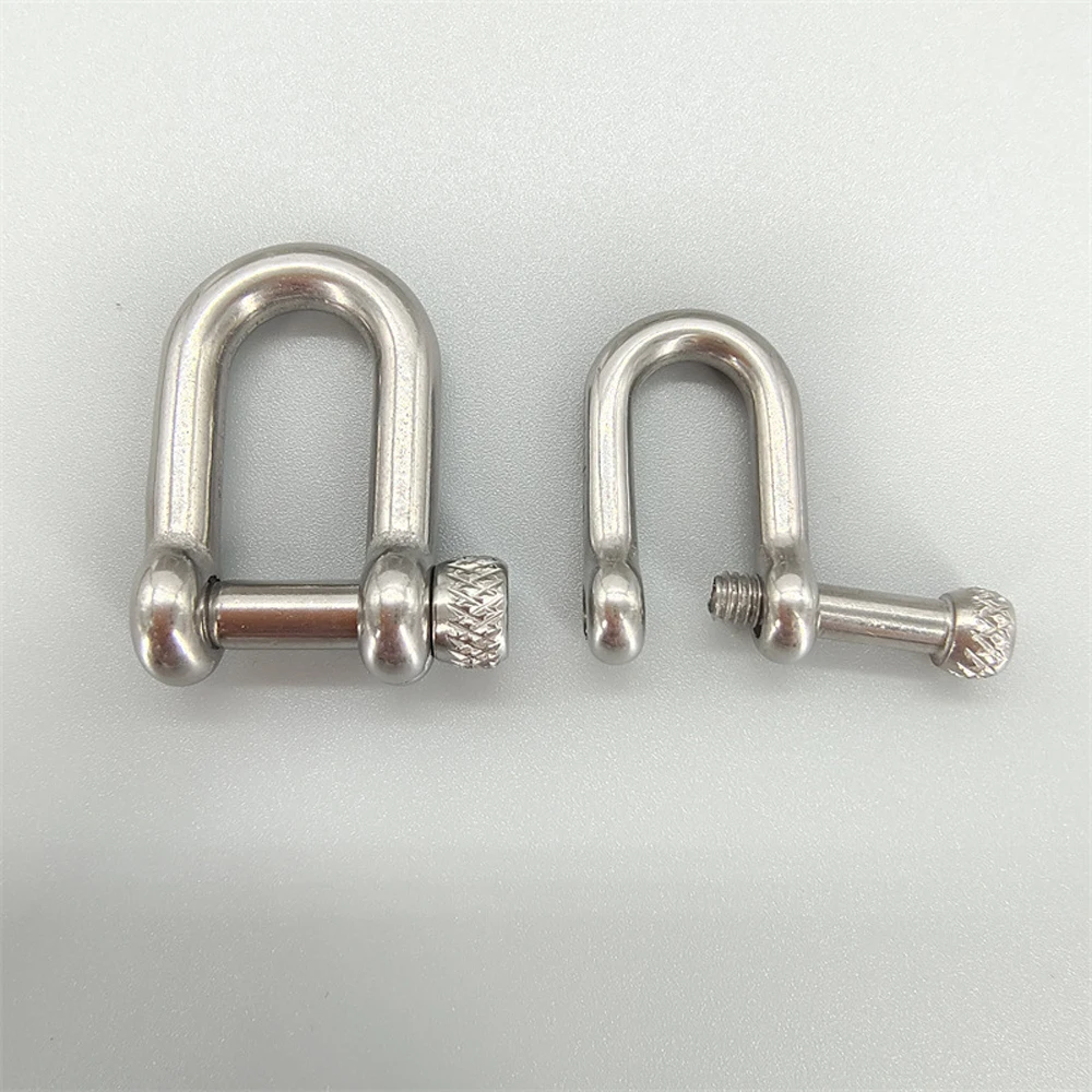 New Cheap price high quality U-shape D-shape buckle stainless steel vachette clasp strong connection buckle