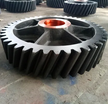Custom helical large gear forged steel pinion big helical gear