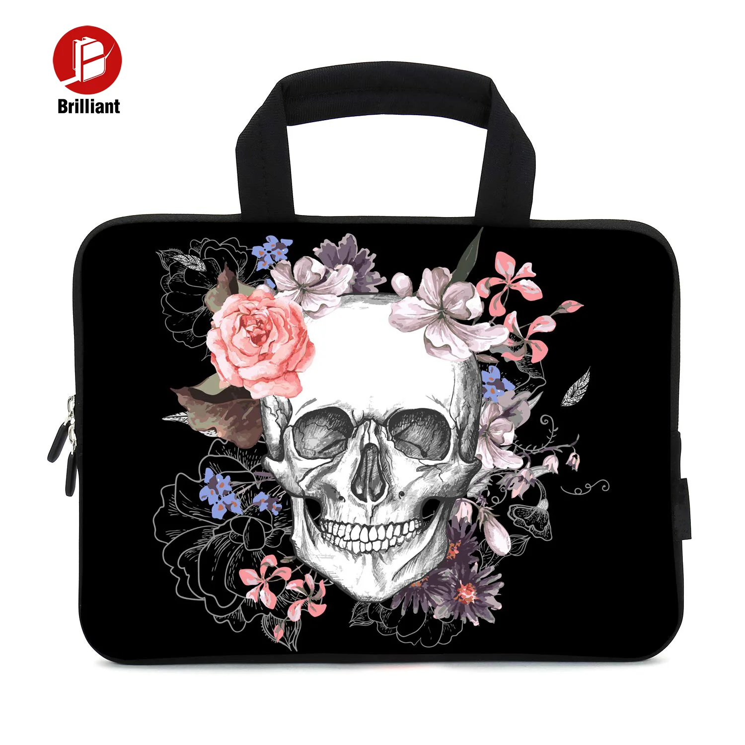 Lightweight 12-Inch Laptop Sleeve Case Neoprene Fabric Carrying Tote Business Briefcase Handle Protective Bag For MacBook Air