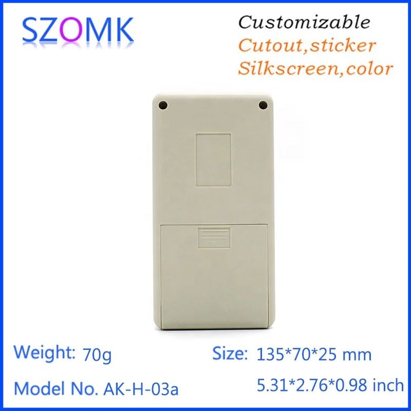 3 AA battery junction case abs plastic housing