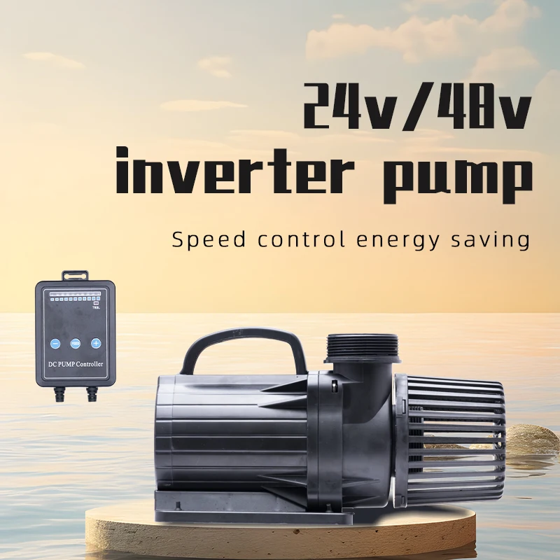 QihangRAS Dc Brushlesss Frequency Conversion Pump for Fountain Koi Pond Aquarium Fish tank 24v Solar Submersible Water Pump