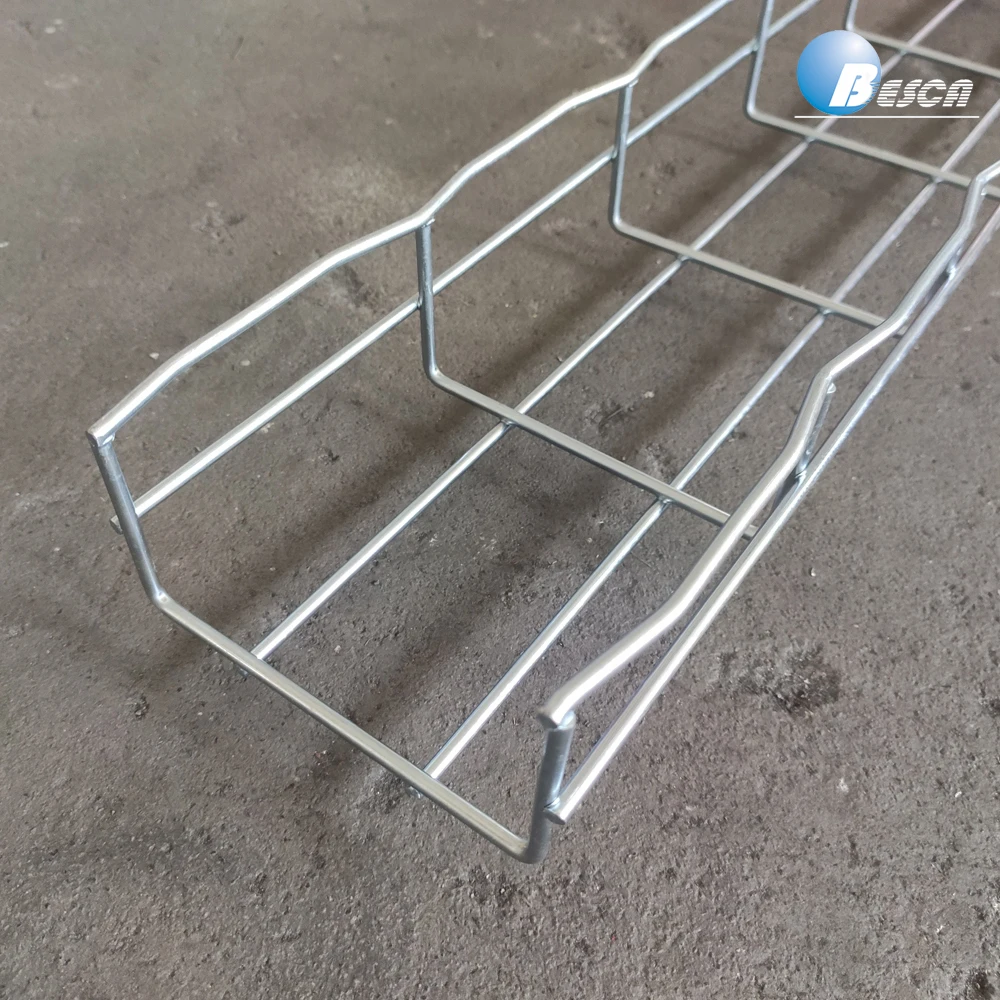 300*50*3000mm Zinc Plated Wire Mesh Cable Tray Manufacturer