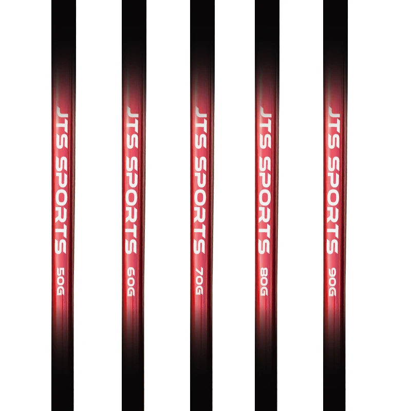 Red Golf Graphite Shafts Carbon Fiber Shaft Flex L A R S XS Custom Light Weight Golf Club Shaft for Driver Wood Hybrid 50-120g