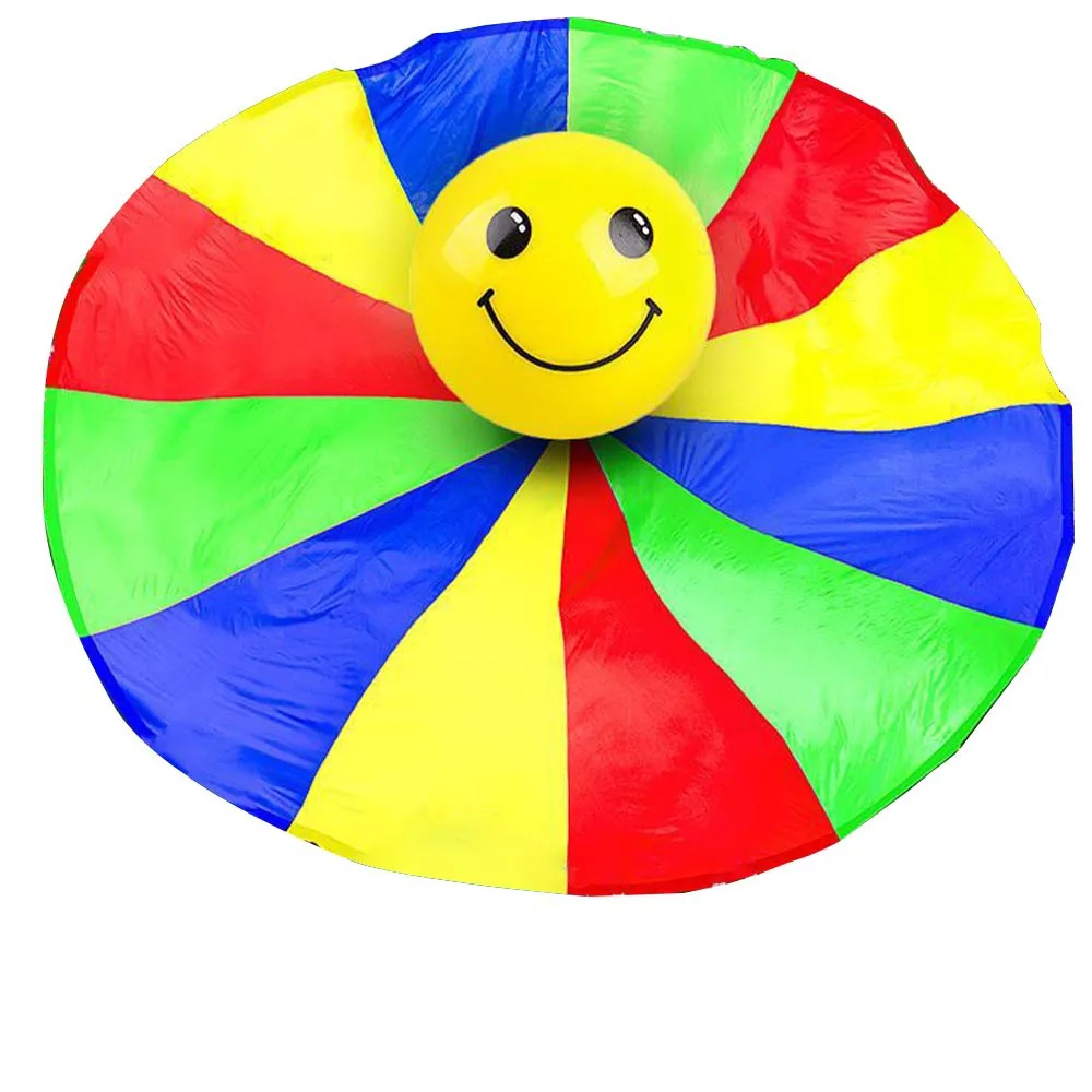 Kids Kindergarten Team Games Outdoor Playground Activities Sports Entertainment Product Rainbow Parachute Toy Tent