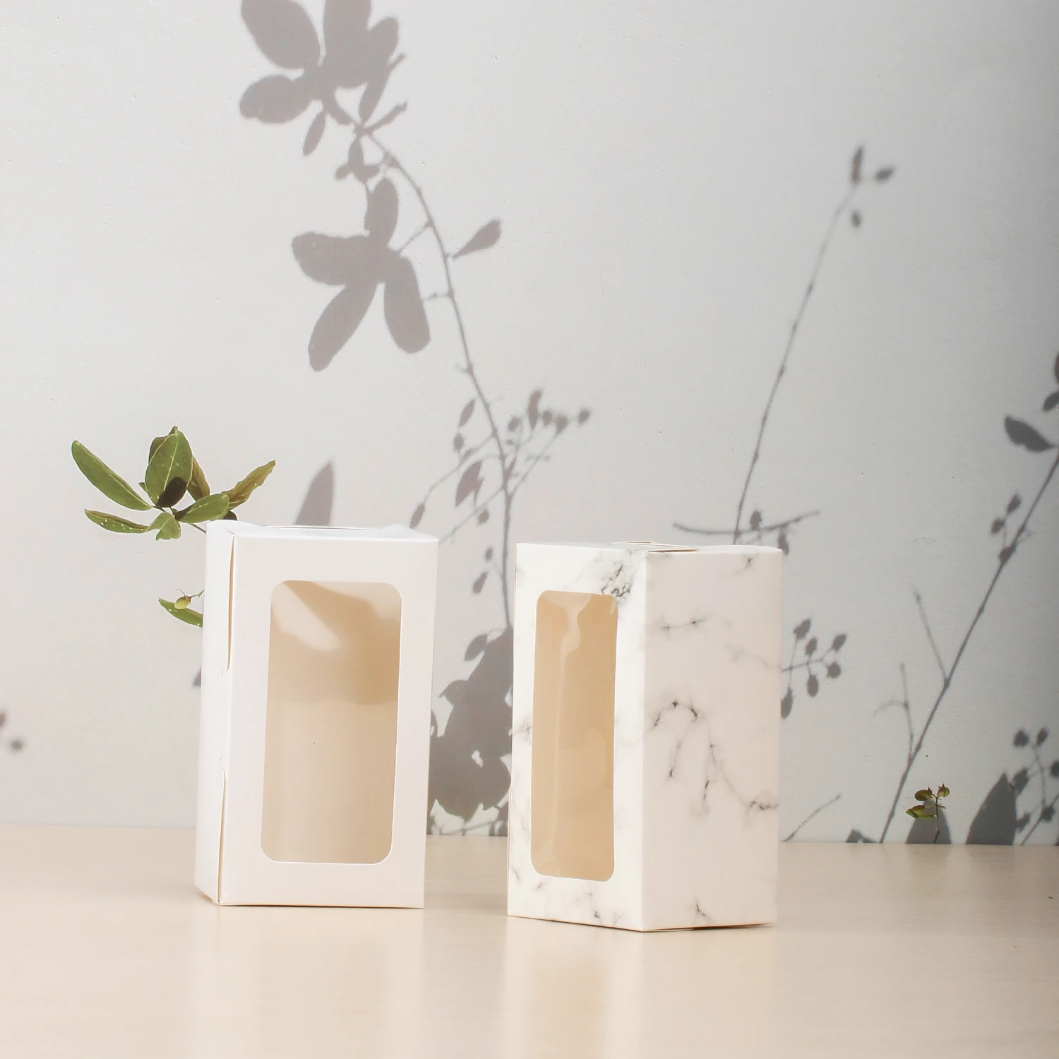 Food Box Turn Table Paper Tray Fast  Design Small Food Gift Box Custom Food Takeaway Boxes