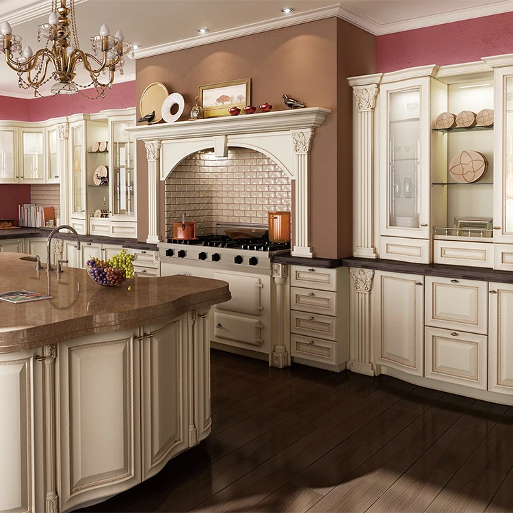 Luxury Wood Kitchen Furniture Home Design White Cabinets