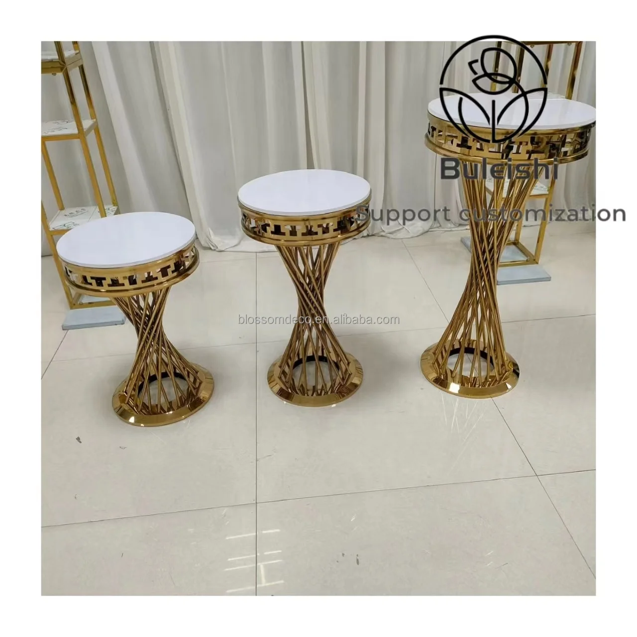 Party Decoration Cake Pillar Cake Table Pedestal Stand Plinth for Wedding Events Party Supplies