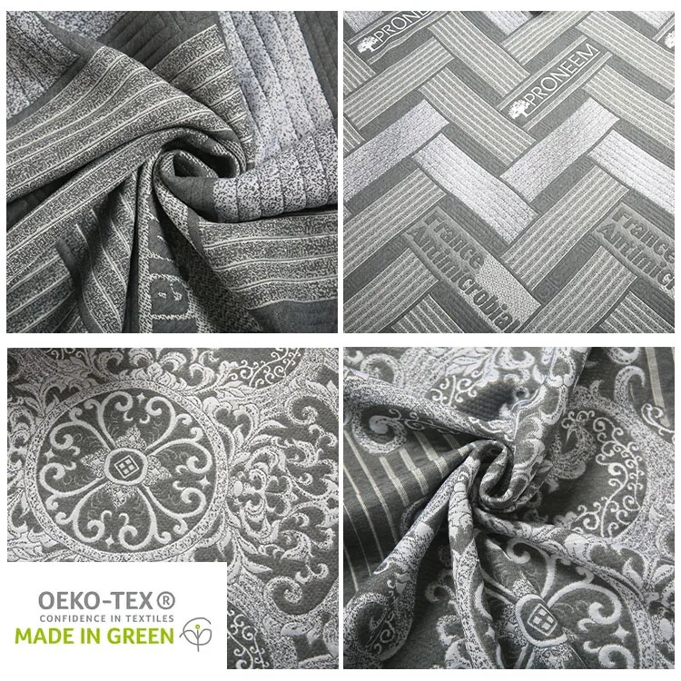 Factory Direct Sales Of High Quality Can Be Wholesale Polyester / Bamboo Fiber Mattress Ticking Polyester Hometextile Fabric