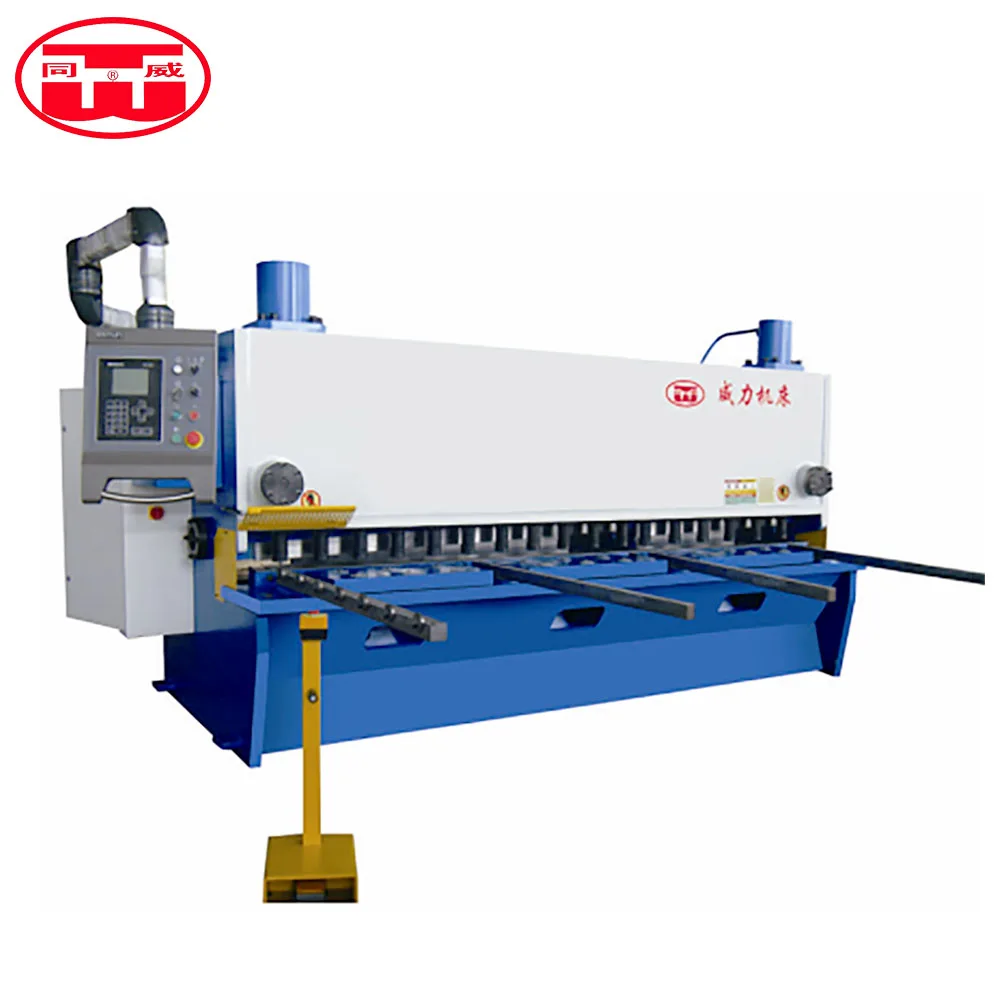 Hydraulic CNC/NC guillotine QC11Y-8*2500mm automatic shearing machine cutting stainless steel iron plate with siemens in factory