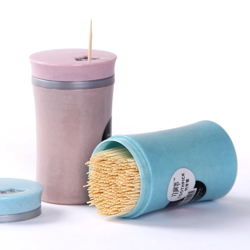 
Toothpick container High Quality Restaurant Hotel Domestic Bamboo Toothpicks 65mm * 1.8mm Wholesale Toothpick jars 