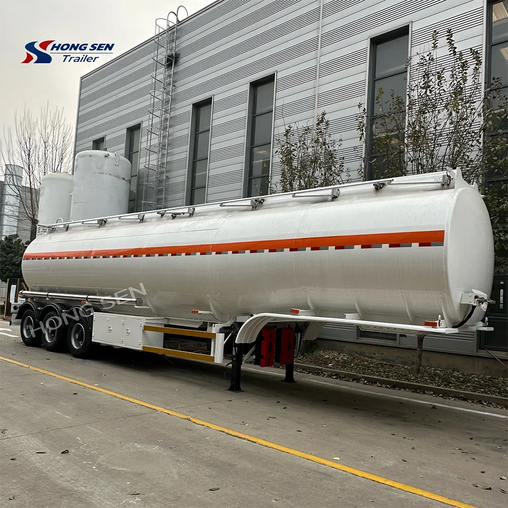 Высокопрочные автомобильные прицепы Hongsen 3-осевые различные нефтеналивные танкеры жидкое топливо цементный сжиженный природный газ