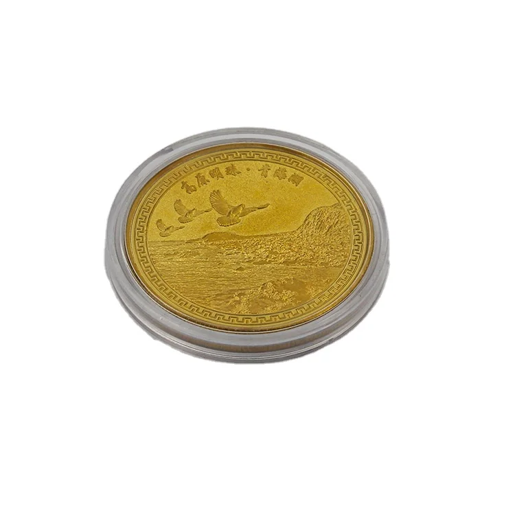 Metal badge bitcoin commemorative coin collection mementos