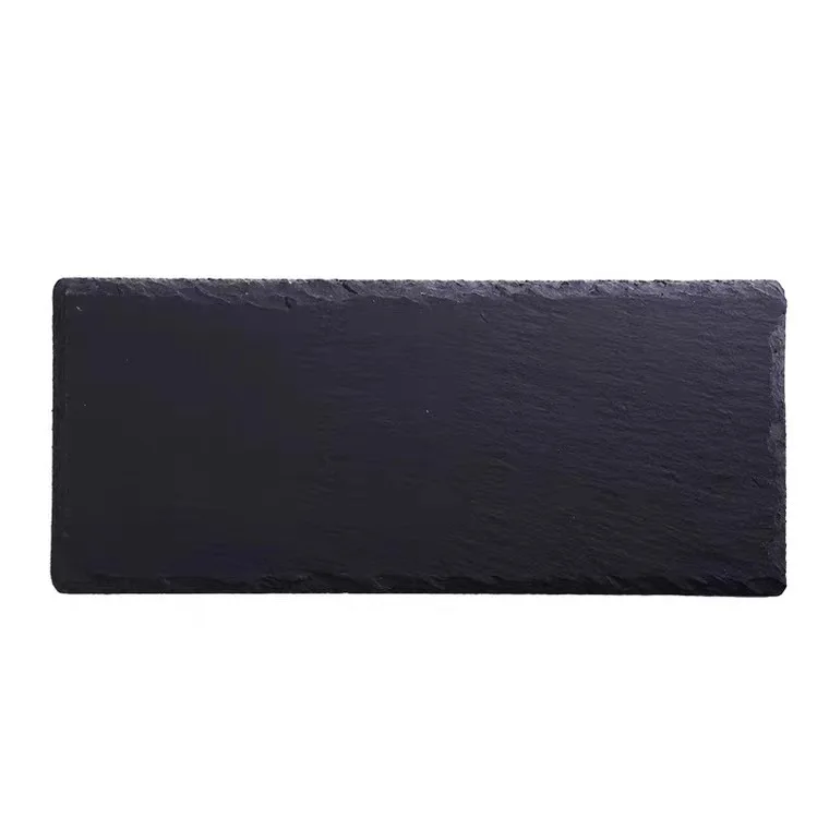 Rectangle  cake/sushi SLATE tray black SLATE plate western restaurant stone coaster