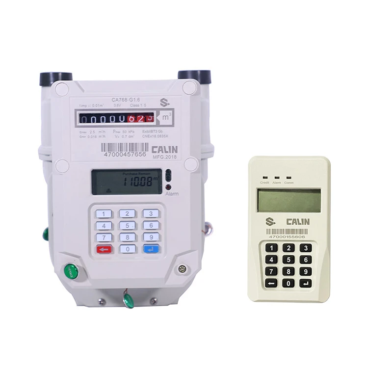 New Design Two Way Communication Remote Control Rf Technology With Prepaid Gas Meter