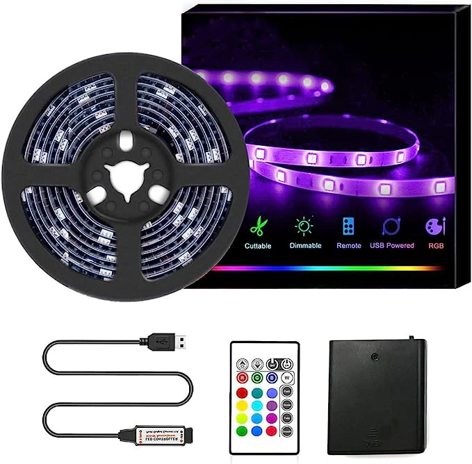 5V Led TV backlight smd5050 rgb led strip 3m 5m multicolor ip65 waterproof usb connect smart rgb strip Light