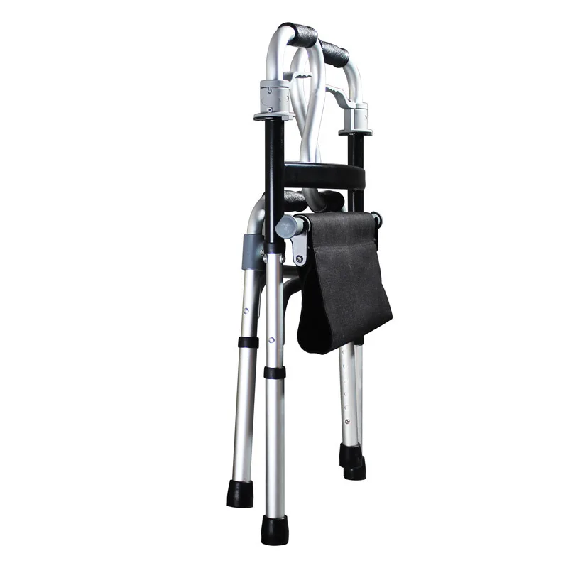 Folding Adjustable Disabled Old People Standing Frame Walker Aid  Elderly Walker