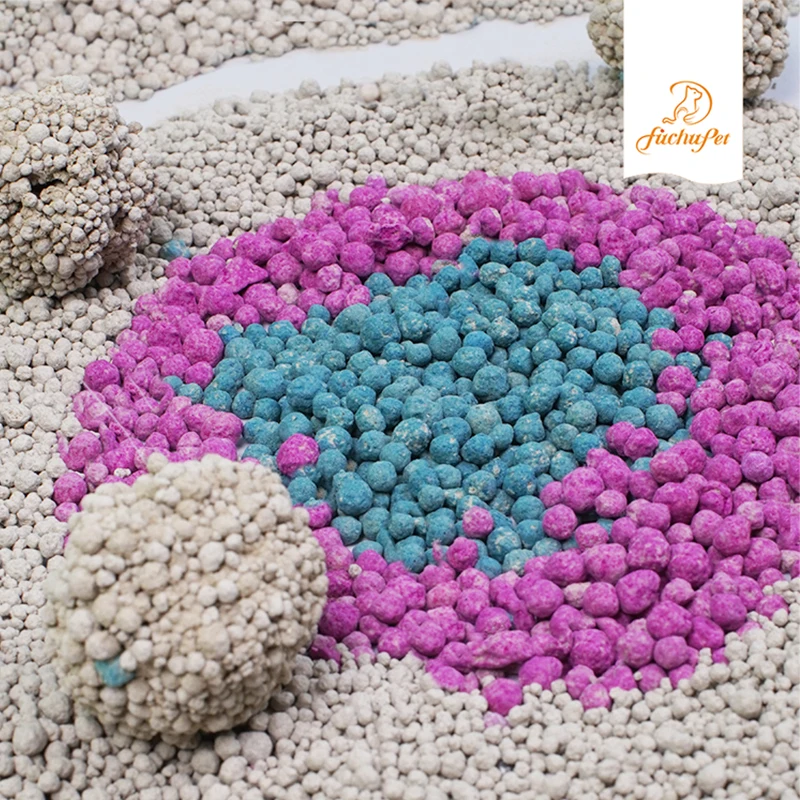 Dust-Free Bentonite Clay Cat Litter with Refreshing Baby Powder Scent for Cats