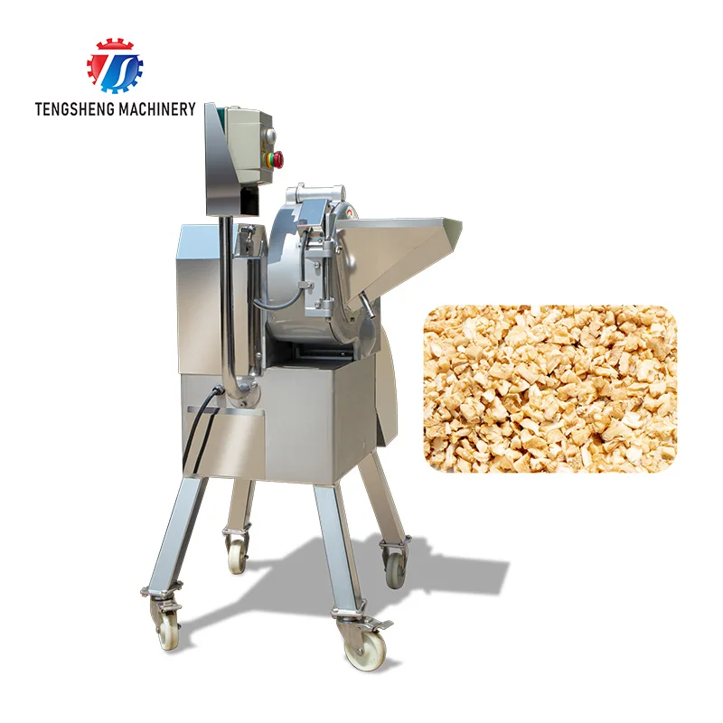 Food Processing Plant Stainless Steel High-Speed Dicing Slicing Cutting Machine for Central Kitchen (TS-Q180)