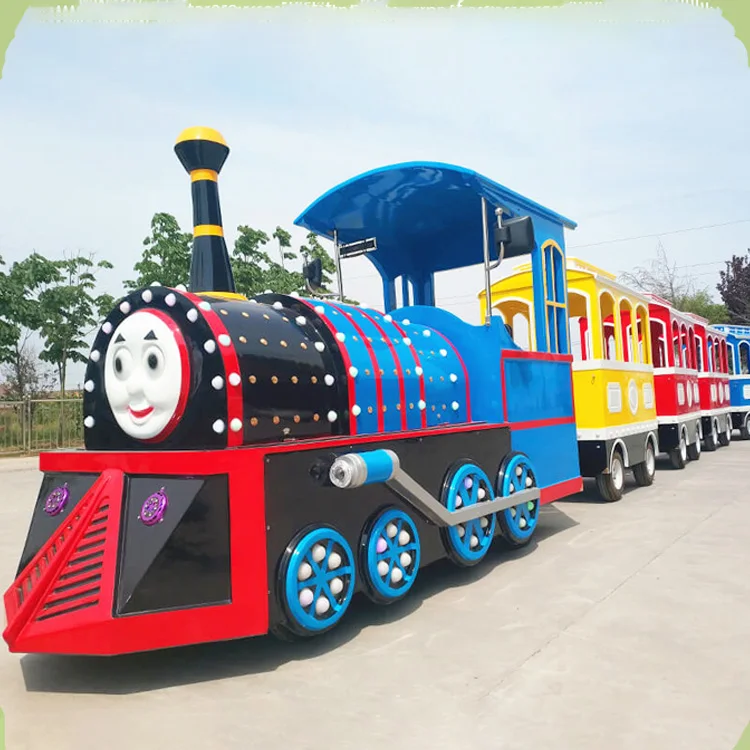 Amusement Park Rides Tourist Train China Supply High Quality Electric Car Sightseeing Trackless Train for Sale