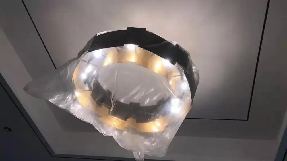 
Hotel customized custom project lamp light hanging chandelier pendant nordic European style 