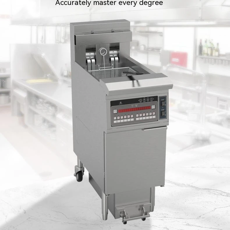 Factory Direct Hot Sale Commercial Deep Fryer Large Capacity Electric Fryer Stand French Fry Skewer Single Cylinder OFE-126