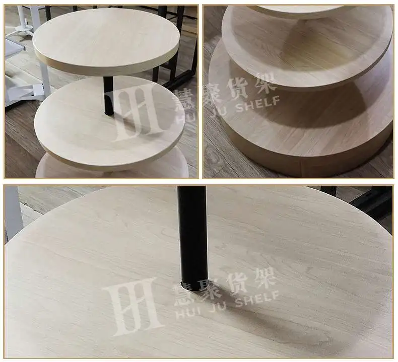 Meicheng Supermarket Retail Display Racks Promotional Display Round Product Display Stand