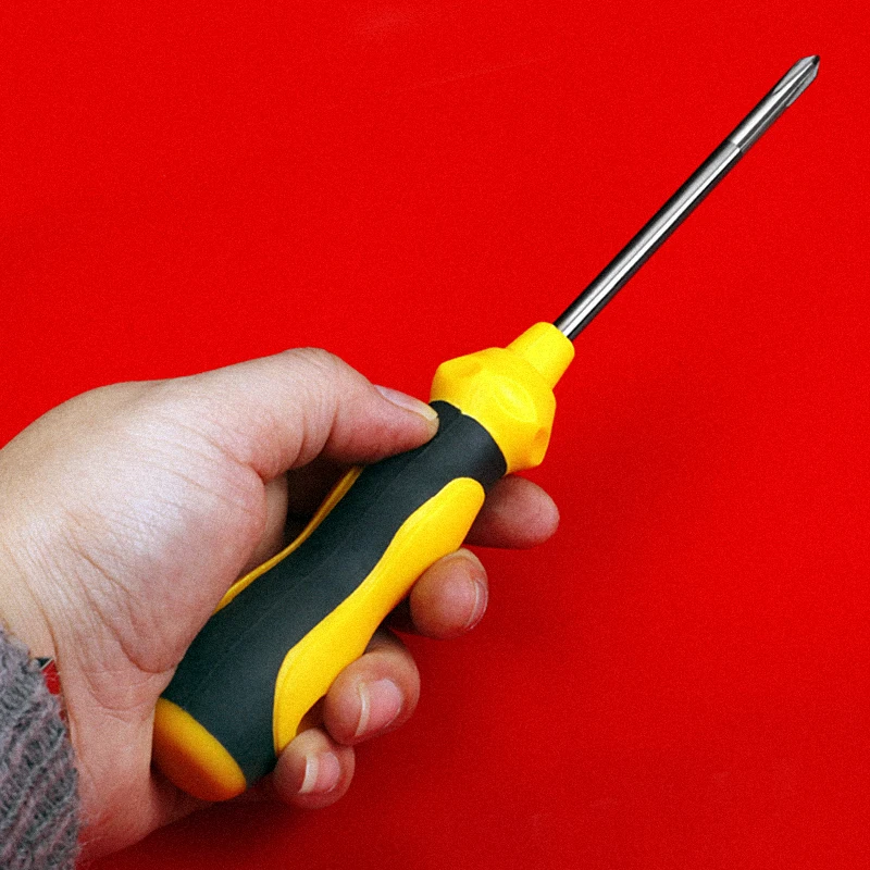 Promotional Precision Screwdriver Plastic Rubber Handle Straight Manual Torque Phillips Screw Driver