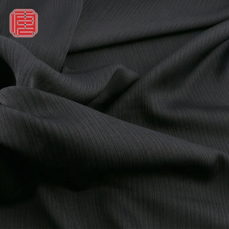 Soft Korean Plain Abaya Nida Black Crepe Fabric For Dubai Abaya Made In Korea
