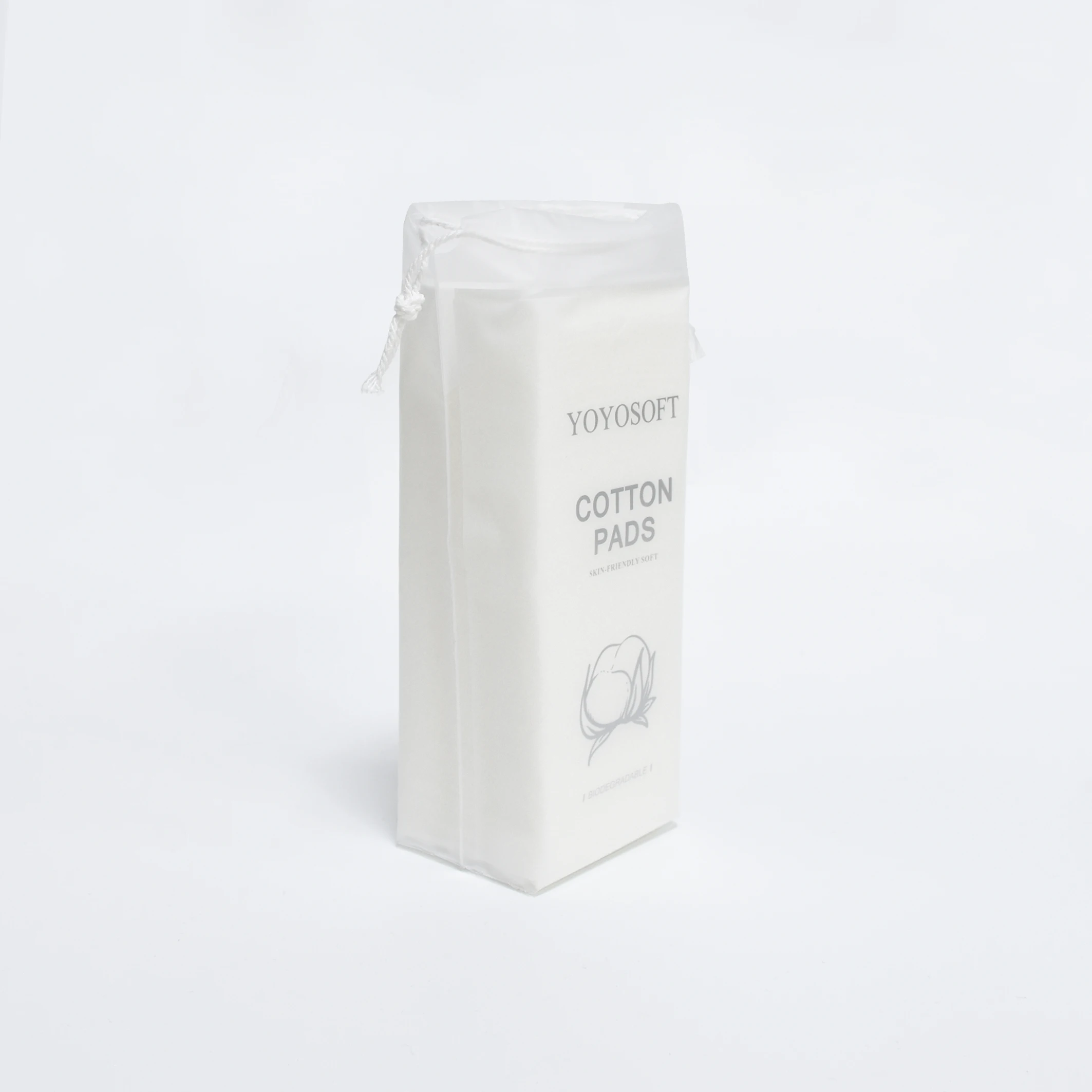 Custom Lint Free Biodegradable 5 Layers Cosmetic Makeup Remover Toner Organic Soft Facial Disposable Pure Cotton Pads