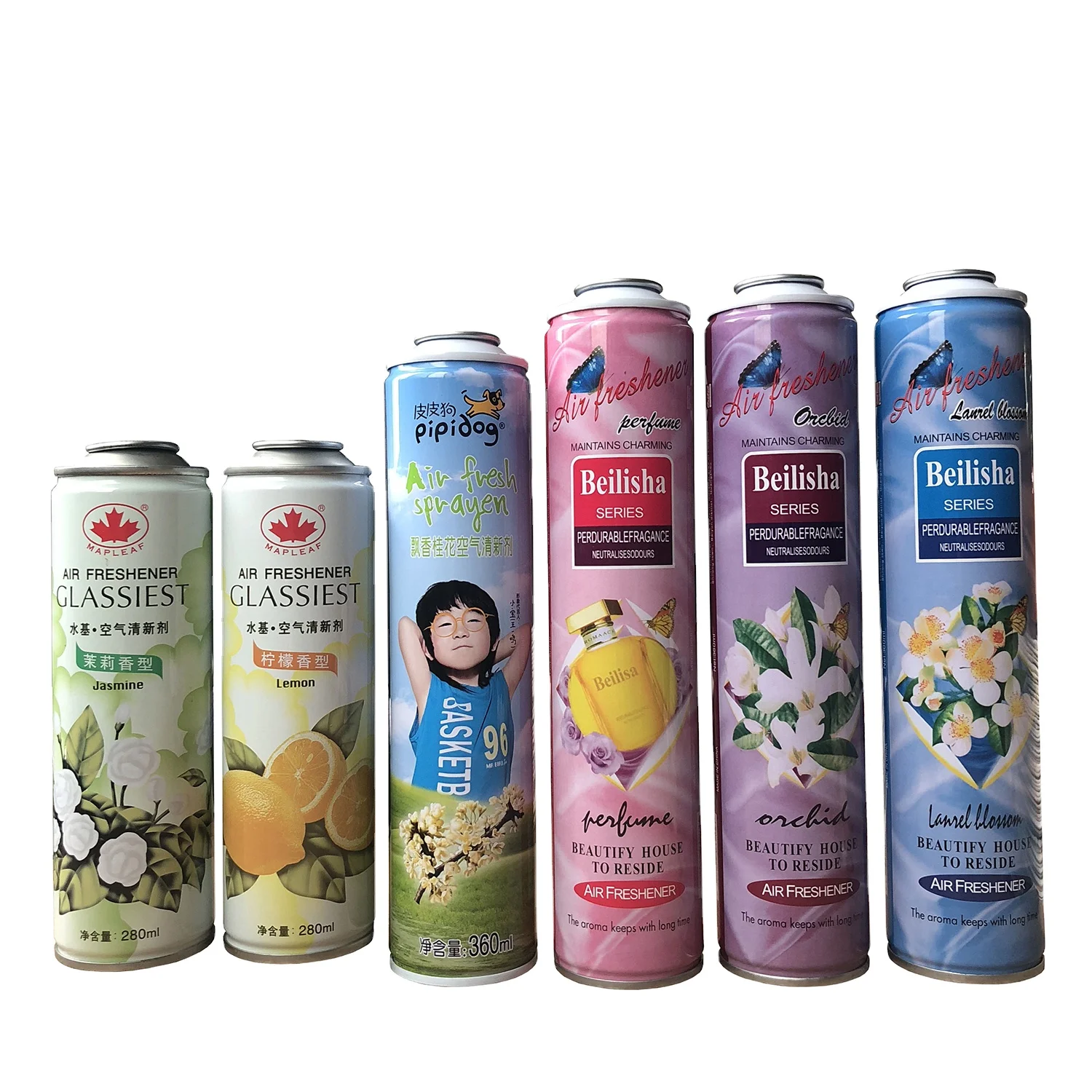 OEM Printing Empty Aerosol Tin Can for Home Air Freshener tin aerosol bottle