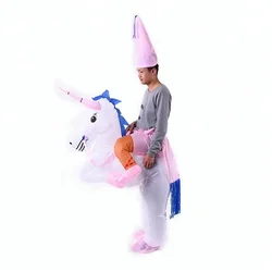 New design customized size mascot unicorn Inflatable costume for adult