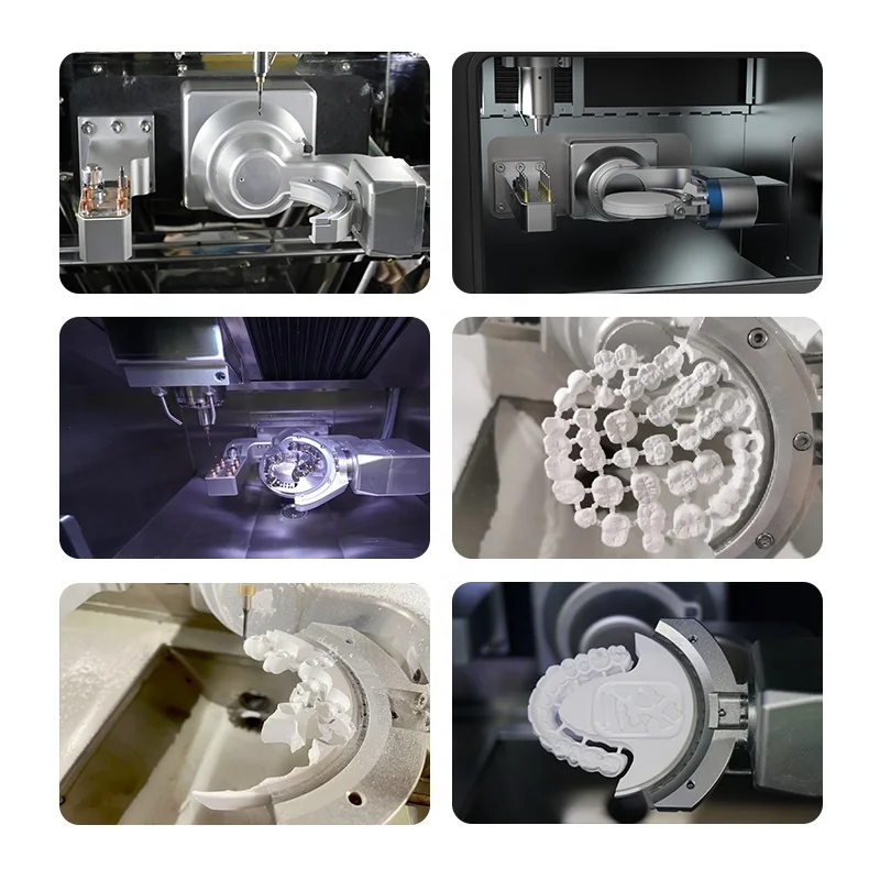 Идеальный фрезерный станок для высокоточного пятиосевого шлифовального оборудования X стоматологический CAD/CAM 5 осей CE