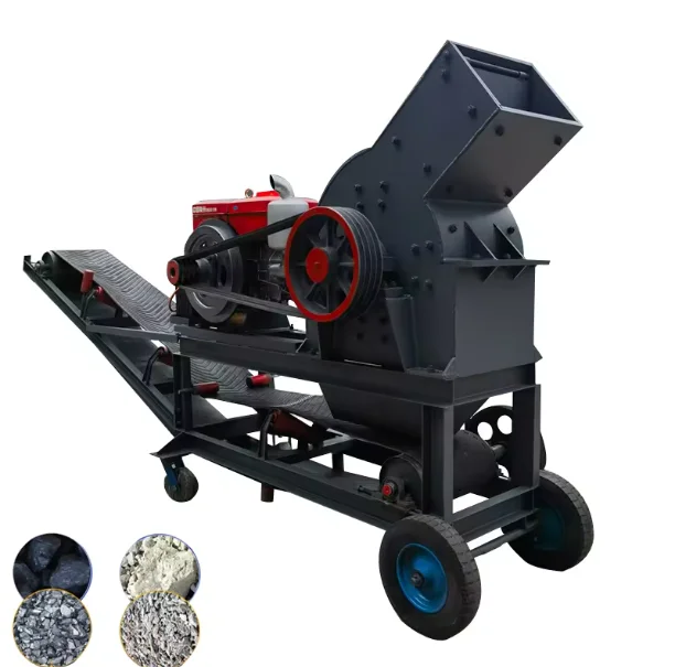 mobile hammer crusher benteng stone gold ore hammer mill crusher machine